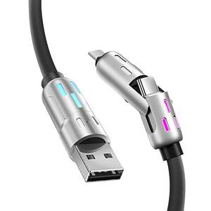 Vendita calda 4 in 1 <span class=keywords><strong>cavo</strong></span> dati USB 5FT PD 65W Multi-funzione USB <span class=keywords><strong>cavo</strong></span> di ricarica rapida per <span class=keywords><strong>Iphone</strong></span> <span class=keywords><strong>cavo</strong></span> <span class=keywords><strong>caricabatterie</strong></span> PD 27W - Product Image 4