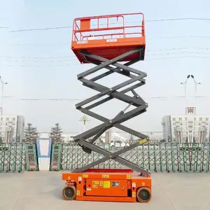 Diskon platform lift gunting listrik kualitas tinggi 600kg 800kg 1000kg