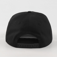 Casquettes de baseball noires non structurées à 5 panneaux en 100 % coton de haute qualité, avec logo personnalisé et broderie métallique vintage – Vente en gros
