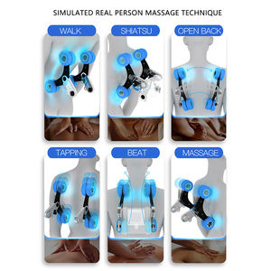 <span class=keywords><strong>Massage</strong></span> thaïlandais 3D entièrement automatique, masseur corporel complet, fauteuil inclinable pliable à gravité zéro, cuir PU portable, <span class=keywords><strong>massage</strong></span> classique - Product Image 3