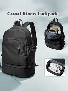 Sac à dos <span class=keywords><strong>de</strong></span> <span class=keywords><strong>sport</strong></span> léger et imperméable avec compartiment à chaussures pour femmes et hommes - Utilisation en <span class=keywords><strong>salle</strong></span> <span class=keywords><strong>de</strong></span> <span class=keywords><strong>sport</strong></span>, logo personnalisé, cadeaux promotionnels <span class=keywords><strong>d</strong></span>'entreprise - Product Image 3