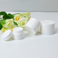 Pot en plastique PP vide pour gel UV, vernis à ongles, huile, crème cosmétique pour le visage, 5g, 15g, 20g, 30g, 50g, blanc, rose, bleu, noir