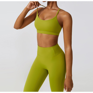 Personalizzare le <span class=keywords><strong>donne</strong></span> che si allenano in <span class=keywords><strong>palestra</strong></span> svuotano il reggiseno sportivo senza schienale Yoga con Cross Back - Product Image 2