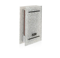Vente en gros de boîte d'allumettes Lucite dorée argentée boîte d'allumettes acrylique en marbre blanc en cadeau