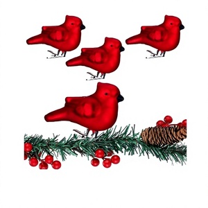 Best Design High Quality <b>Glass</b> Hanging <b>Ornaments</b> Bird Shape Decor for <b>Christmas</b> New Year Birthday <b>Christmas</b> Ball Tree <b>Ornaments</b> - Product Image 1