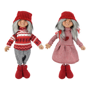 Nouvelle usine noël Vintage européen nain poupée cadeaux Gnome Hobbits peluche tissu artisanat décoration de noël - Product Image 2