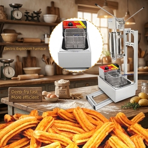 Nueva Máquina Eléctrica <span class=keywords><strong>para</strong></span> Hacer <span class=keywords><strong>Churros</strong></span> con Múltiples Moldes, Dispositivo Portátil de Acero Inoxidable de Alta Productividad <span class=keywords><strong>para</strong></span> Rellenar con <span class=keywords><strong>Caramelo</strong></span> - Product Image 5