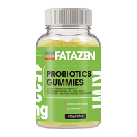 Private Label Vegane Zuckerarme Pflanzenpektin Präbiotika Probiotika Vitamine Gummibärchen für Jugendliche Tägliche Darmflora-Balance Verdauungsförderung