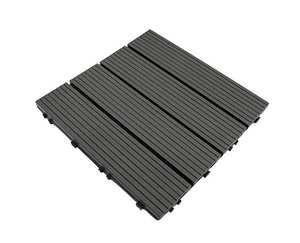 Impermeabile Passerella Tetto Tegole WPC Legno di Plastica ad incastro Piastrelle per Patio Piscina Giardino Esterno Sala - Product Image 3