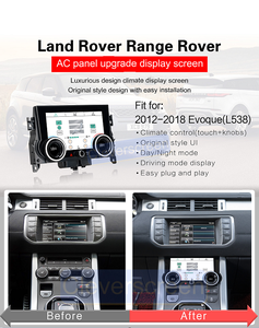 La mejor pantalla LCD táctil Creen AC Panel <span class=keywords><strong>accesorios</strong></span> de coche <span class=keywords><strong>para</strong></span> Land Rover Range Rover Evoque 2012-2018 condición de Panel - Product Image 3