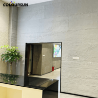 Finition en béton coulé, pierre flexible, aspect ciment brut, design moderne pour l'intérieur, ignifuge, léger, approvisionnement en vrac