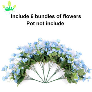 Plantes en soie artificielle <span class=keywords><strong>fleurs</strong></span> <span class=keywords><strong>pour</strong></span> printemps <span class=keywords><strong>été</strong></span> réaliste fleur <span class=keywords><strong>d</strong></span>'hibiscus bleu <span class=keywords><strong>pour</strong></span> pot planteur maison porche patio balcon cour - Product Image 3