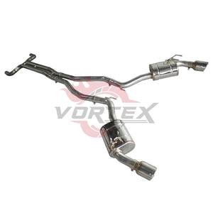 Système d'échappement Valvetronic en acier inoxydable Vortex pour Jaguar XJ Supercharged, sonorisation active, échappement arrière avec embouts quadruples - Product Image 6