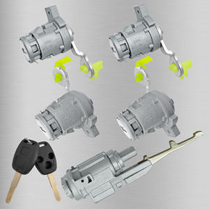 Car <b>Lock</b> Cylinder For Honda Crv 4 Door Ignition <b>Lock</b> With 2 <b>Keys</b> Zinc Alloy Cylindrical <b>Lock</b> BT042Q7 - Product Image 1