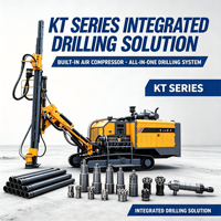 Foreuse à colonne diesel KAISHAN KT9D haute efficacité avec engrenages/moteurs/roulements pour l'exploitation minière et la construction, écologique, pour puits ouverts, modèle Max
