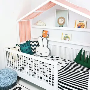 Harga Pabrik Cina Tempat Tidur Tingkat Rumah Kayu Pinus Bayi Tempat Tidur Kayu Rumah