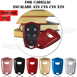 เคสกุญแจรีโมท TPU สำหรับ Cadillac ATS CT6 CTS DTS XT5 Escalade ESV SRX STS XTS ELR ปี 2014 2015 2016 2017 2018 - Product Image 1