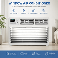 Climatiseur de fenêtre OEM en gros R410A, refroidissement uniquement, fréquence fixe, 10000-18000 BTU