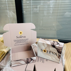 Cajas de Cartón Corrugado para Envoltura de Regalos y Embalaje de Productos, Impresión Personalizada, Color Rosa y Diseño de Zebra - Product Image 3