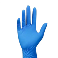Haute qualité 4g noir jetable ménage travail Flexible tatouage Nitrile gants guantes de nitrilo sans poudre Nitrile jetable