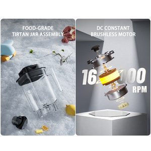 Heavy duty DC Motor Smoothie Máy xay sinh tố máy công nghiệp <span class=keywords><strong>Ice</strong></span> <span class=keywords><strong>Blender</strong></span> xử lý thực phẩm Mixer giginder Máy ép trái cây máy - Product Image 4