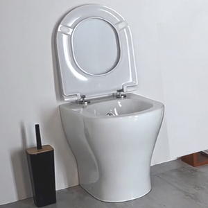 Set WC Monoblocco Smart Bidet con mobiletto, vaso WC in ceramica Filomura, prodotto sanitario europeo per bagno - Product Image 3