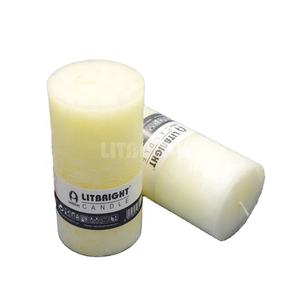 Bougies pilier brûlant de 60 heures Bougie en <span class=keywords><strong>cire</strong></span> de paraffine de 3 pouces Bougie de <span class=keywords><strong>d</strong></span>îner de 18.5 oz Parfum longue durée - Product Image 1