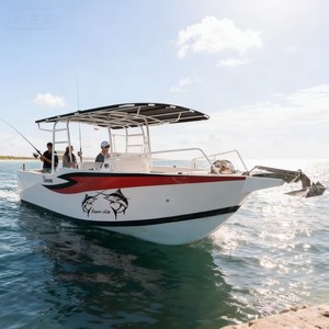 เรือตกปลาอลูมิเนียม รองรับมอเตอร์กำลังสูง ความเร็วสูง ระยะไกล - Product Image 5