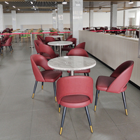 Banquette Circulaire de Restaurant en Cuir Design Rond