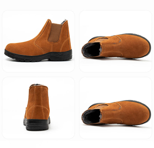 Calzino Design inverno termico peluche antiforatura punta in acciaio costruzione lavoro <span class=keywords><strong>scarpe</strong></span> <span class=keywords><strong>antinfortunistiche</strong></span> Slip On Outdoor - Product Image 3