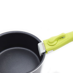 Beschichtung Bakelit Griffe Abnehmbare Verbrüh schutz pfannen griffe Weiche Silikon pfannen topf Set Kochgeschirr Teile Griffe & Knöpfe Ganzjährig - Product Image 5