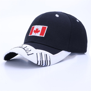 Gorra de béisbol bordada con la bandera de Canadá al por mayor, gorra ajustable de algodón con hoja de arce, gorras snapback, gorra trucker para hombres y mujeres, al por mayor - Product Image 4