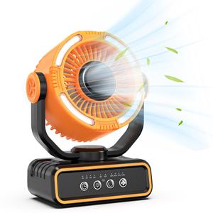 Ventilador de Camping al por Mayor 2026, 20000mAh, Oscilación Automática, Control Remoto, Recargable por USB, Ventilador de Refrigeración - Product Image 1