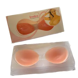 Zelfklevende Beha Huidskleur Strapless Sticky Onzichtbare Push up Silicone Bh voor Avondjurk