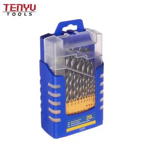 Set di 29 Punte da Trapano HSS Completamente Affilate per Foratura di Precisione su Legno in Scatola di Plastica - Product Image 3