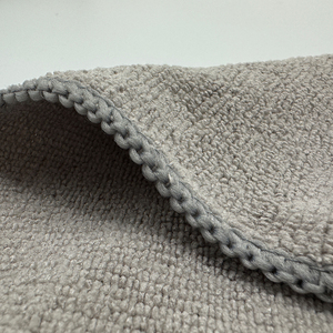 Serviette en microfibre carrée <span class=keywords><strong>super</strong></span> absorbante, couleur noire, douce, pour le nettoyage domestique et la cuisine, vente en gros - Product Image 3