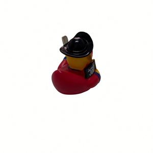 Customized Batch Production Printed Pirate Pvc Rubber Duck Shaped Bathtub <b>Bath</b> Toys With Pattern Designs - Product Image 3