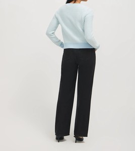 Cárdigan Elegante de Tweed a Cuadros con Bordado a Mano y Botones en la Parte Delantera para Todas las Temporadas - Product Image 5