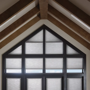 ستائر خلوية كهربائية بتصميم شبه منحرف مخصصة الحجم سريعة الإنتاج - Product Image 1