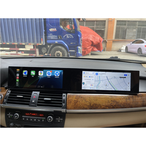 Màn hình ô tô không dây 21 inch Android, màn hình kép, dẫn đường <span class=keywords><strong>GPS</strong></span>, WIFI, Carplay cho BMW X5 F15 2014-2018 - Product Image 4