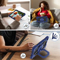 Étui robuste anti-chute pour Redmi Pad 2 SE 9.7 2026 avec support rotatif à 360° et bandoulière réglable OEM ODM