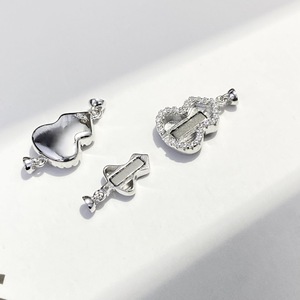 Boucle en forme de gourde en argent S925 faite à la main, accessoire de perles tendance pour pulls, collier avec chaîne de perles, trouvailles de bijoux - Product Image 5