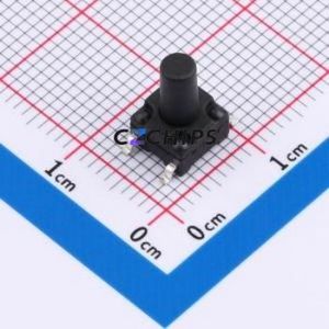 UK-B02123T-G10-250 Tactile Switch SMD Switch ( Operating Force: 2.5N )( Switch Length: 6.15mm )( Switch Width: 6.15mm ) - Product Image 1