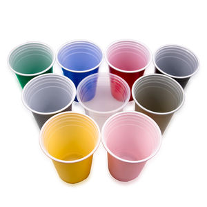 Doğum günü barbekü havuz partileri için 16oz renkli tek kullanımlık plastik içecek bardakları-parti Barware - Product Image 2