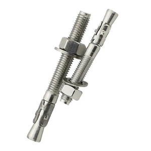 Fabricants de fixations boulon d'ancrage en acier inoxydable boulon d'expansion d'ancrage de cale boulon traversant le boulon - Product Image 2