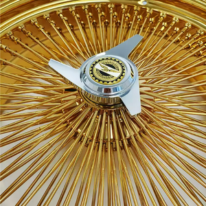 Jantes en alliage d'acier chromées or <span class=keywords><strong>à</strong></span> rayons multiples <span class=keywords><strong>de</strong></span> 13 <span class=keywords><strong>à</strong></span> 22 pouces, personnalisables (PCD, déport) pour voitures particulières - Vente en gros - Product Image 2