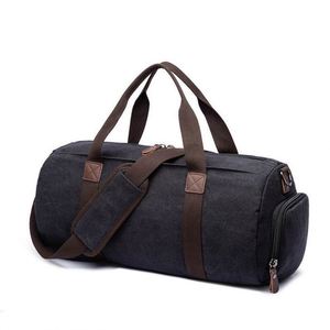 Échantillon gratuit Nouveau sac de voyage personnalisé grande capacité avec compartiment à chaussures, sac de sport et de fitness portable en toile - Product Image 3