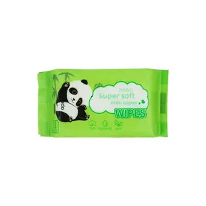 FREE SAMPLE Fashion Mini Wet Wipes Package Eco-Friendly Updated Portable Small Package Travel Wet Wipes