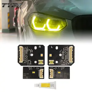 Phụ kiện cho BMW X4 X5 CSL X3 X6 DRL Bảng Led G01 G02 G05 G06 ban ngày chạy đèn vàng chanh vàng/RGB tín hiệu ánh sáng