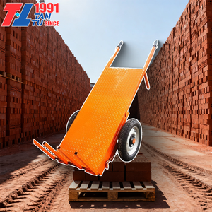Wheels Heavy Load Transport Trolley Construction Brick <b>Cart</b> 600kg Battery Powered Dumping Hand-propelled Inclined Brick Pulling - Product Image 5